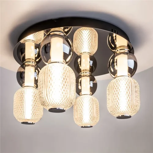 Потолочный светильник Drop 3000К 60Вт (Хром) - фото 9