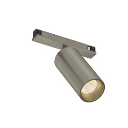 Светильник для трека SHINE SPOT со светодиодом, D45*H100, 48V DC, 10W, RA?90, 3000K, IP20, темный никель, алюминий, Denkirs DK5741-DN