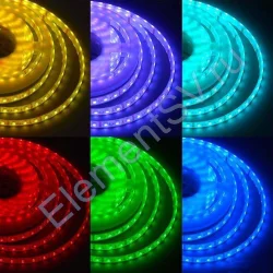 Светодиодная лента Standart PRO class, 5050, 60 led/m, RGB, 24V, P125, IP68
