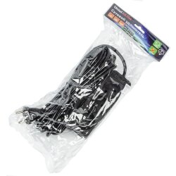 S-CU3-7 BLACK Удлинитель серии Ultra, шнур 7м., 3 гнезда, 10A, б-з, Черный, TM Uniel