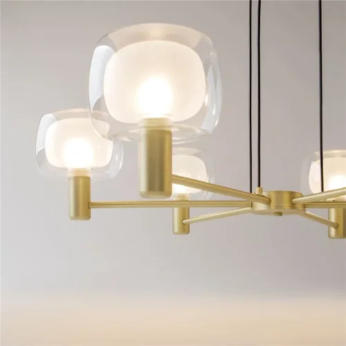 Подвесной светильник Vision E14х6 (Золото) - фото 6