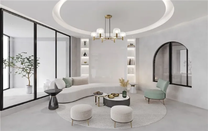 Подвесной светильник Vision E14х6 (Золото) - фото 12