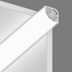 'Алюминиевый профиль угловой для двухрядной ленты SWG, SF-3030 001138