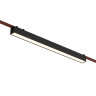 DK5676-BK Cветильник для трека-ремня Belty Smart, серия Linear, со светодиодом, L642*W40*H45мм, 48V DC, 24W, RA90, 120°, 2700-6500K, IP20, черный, алюминий. Фото 3