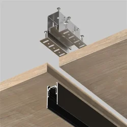 Крепеж для установки шинопровода Exility в деревянный потолок (Серебро)