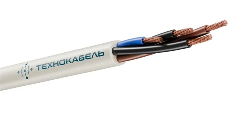 Провод ПВС 4х2.5 380В Б (бухта) (м) Технокабель 00-00148644 - фото