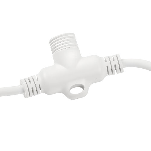 UCX-F90 T05-2M-WH Провод-шина для гирлянд серии F90PRO, 2м, 5 Т-коннекторов, шаг 50см, Статика-мерцание, IP67, Белый, TM Uniel - фото 4