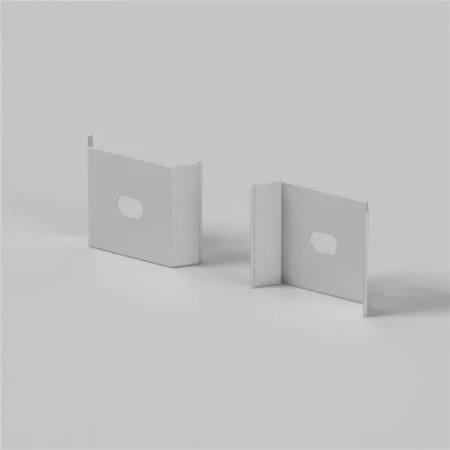 Комплект креплений (для профиля 50x50) 4 шт. ALM-5050B-MT 642089 (Серебро) 642089 - фото 3