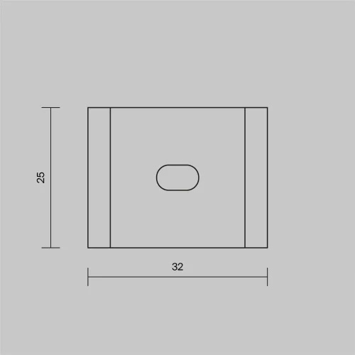Комплект креплений (для профиля 50x50) 4 шт. ALM-5050B-MT 642089 (Серебро) 642089 - фото 4