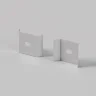 Комплект креплений (для профиля 50x50) 4 шт. ALM-5050B-MT 642089 (Серебро) 642089 - фото 3