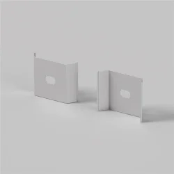 Комплект креплений (для профиля 50x50) 4 шт. ALM-5050B-MT 642089 (Серебро) 642089