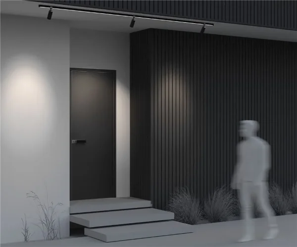 Уличный трековый светильник Focus Led Elasity IP 3000К 16Вт 38° черный (Черный) - фото 7