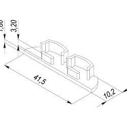 Заглушка для LC-LP-0942 без отверстия