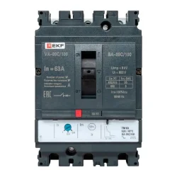 Выключатель автоматический 3п 100/63А 36кА ВА-99C Compact NS PROxima EKF mccb99C-100-63