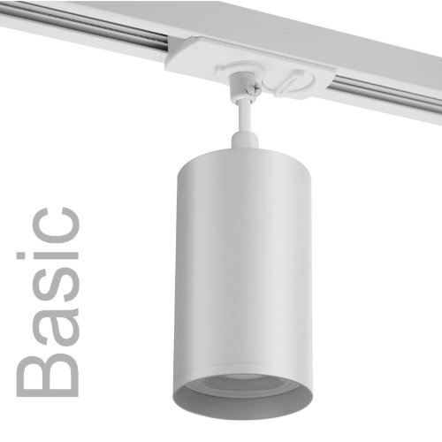 Трековый светильник WOLTA WTL-GU10/03W под лампу GU10 Белый BASIC - фото 1.