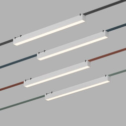 Cветильник для трека-ремня Belty, серия Linear, со светодиодом, L642*W40*H45мм, 48V DC, 24W, RA90, 120°, 3000K, IP20, белый, алюминий, Denkirs DK5577-WH