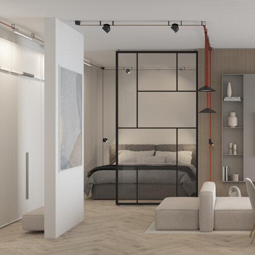 DK5577-WH Cветильник для трека-ремня Belty, серия Linear, со светодиодом, L642*W40*H45мм, 48V DC, 24W, RA90, 120°, 3000K, IP20, белый, алюминий. Фото 6