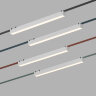 DK5577-WH Cветильник для трека-ремня Belty, серия Linear, со светодиодом, L642*W40*H45мм, 48V DC, 24W, RA90, 120°, 3000K, IP20, белый, алюминий. Фото 2