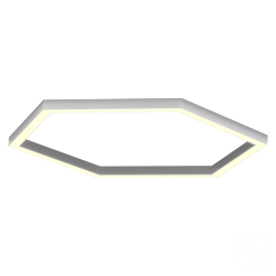 Светильник Шестигранник S50 (RAL9003/634*6mm/LT70 — 3K/80W)