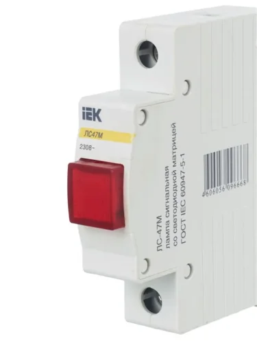 Лампа сигнальная ЛС-47М красн. KARAT IEK MLS20-230-K04 - фото 8