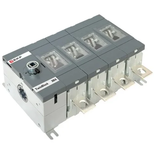 Рубильник 4п 200А без рукоятки управления TwinBlock EKF tb-s-200-4p - фото 7