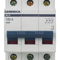 Выключатель нагрузки (мини-рубильник) 3п 100А ВН-32 GENERICA MNV15-3-100