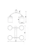 Люстра FR5088PL-04B Гретта / Gretta E27x4 (Черный) FR5088PL-04B - фото 2