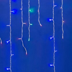 ULD-B3010-200-SWK MULTI IP67 Бахрома светодиодная со статическим свечением, 3м, Соединяемая, 200 светодиодов, Разноцветный свет, Провод белый.