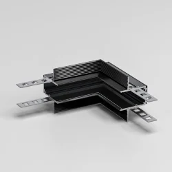 Slim Magnetic Коннектор угловой внутренний для встраиваемого шинопровода под ГКЛ 9,5мм черный 85213/00 85213/00 (067506)