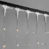 Гирлянда Занавес 2 x 3 м Экстра Тепло-Белый 220В, 600 LED, Провод Прозрачный ПВХ, IP54. Фото 2.
