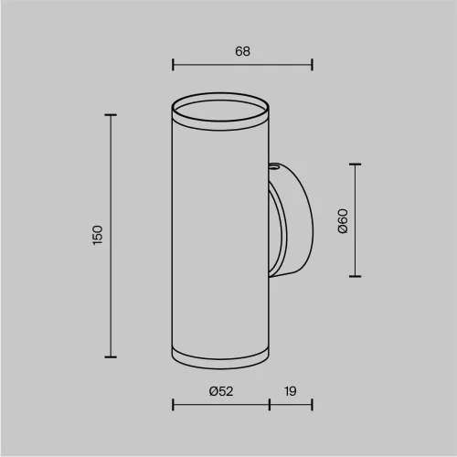 Настенный светильник (бра) FOCUS S GU10х2 10Вт IP 20 (Черный) - фото 9