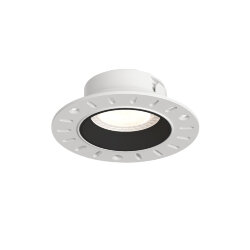Встраиваемый светильник, IP 20, 10 Вт, GU5.3, LED, черный, пластик, Denkirs DK3055-BK