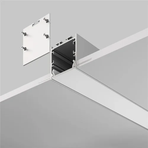 Алюминиевый профиль встраиваемый скрытого монтажа 71×35 (Серебро, 2 м), ALM-7135-S-2M (Серебро) - фото 5
