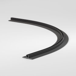 Mini Magnetic Шинопровод под ГКЛ 12,5мм черный O900 85220/00 (067999)