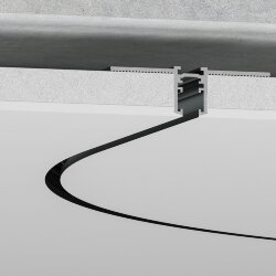 Mini Magnetic Шинопровод под ГКЛ 12,5мм черный O900 85220/00 (067999)