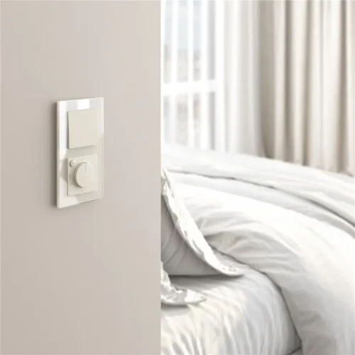 Терморегулятор электромеханический для теплого пола (айвори матовый) W1151162 - фото 2