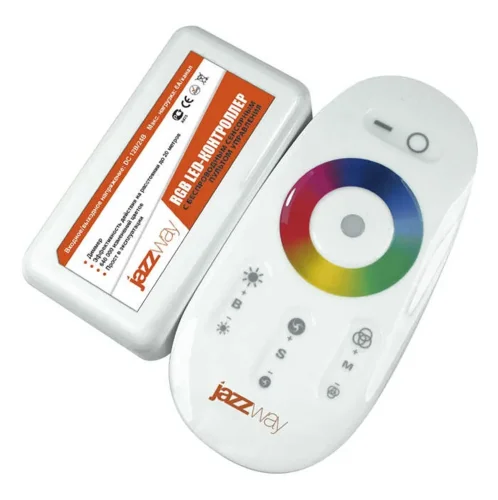 Контроллер RGB PRC-4000HF WH 12/24В 216/432Вт бел. JazzWay 1007957 - фото