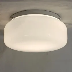 Светильник НПО 22-2х60-210 &#039;Таблетка&#039; d260 2х60Вт E27 IP20 опал Элетех 1005150220