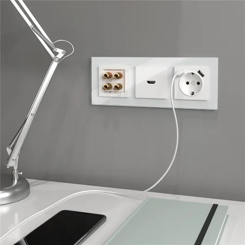 Акустическая розетка (белый) W1185001 - фото 2