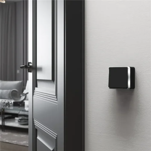 Выключатель одноклавишный Gallant черный/хром W5010035 - фото 2