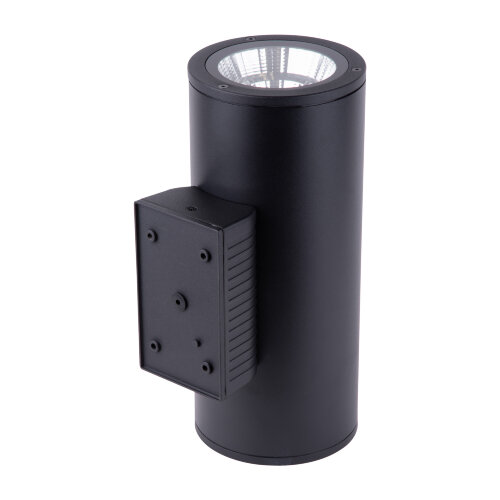 ULU-S22D-2x22W-2700K IP65 BLACK Светильник светодиодный уличный, Архитектурный накладной, Теплый белый свет 2700K, Корпус черный, TM Uniel - фото 2