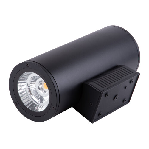 ULU-S22D-2x22W-2700K IP65 BLACK Светильник светодиодный уличный, Архитектурный накладной, Теплый белый свет 2700K, Корпус черный, TM Uniel - фото 4