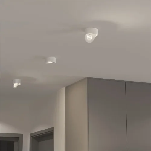Накладной светодиодный светильник Glide белый 25100/LED - фото 3