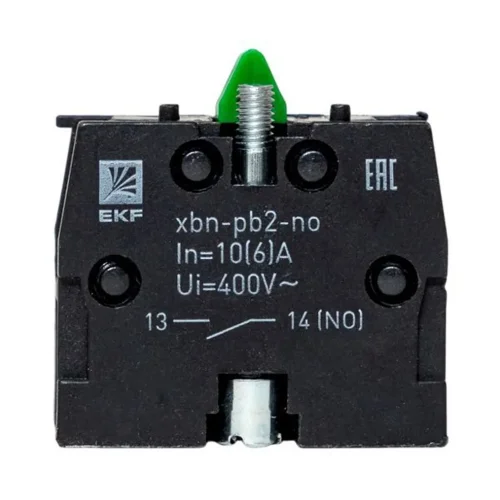 Контакт дополнительный XB-2 NO зел. EKF pbn-xb-2-no - фото 3