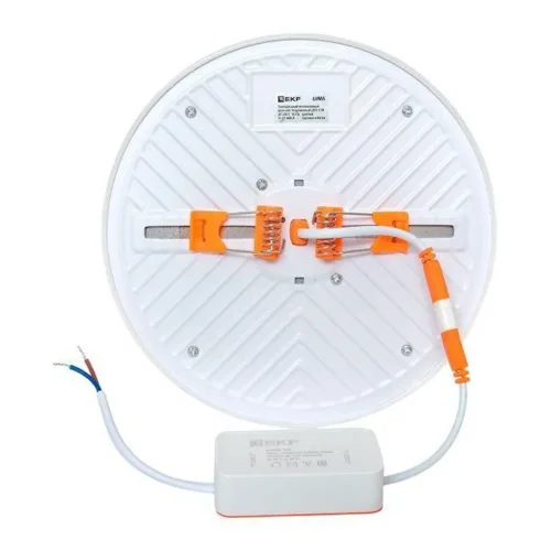 Светильник светодиодный ДВО 1108 24Вт 4000К IP20 круглый встраив. даунлайт безрамочный LUMA EKF DLL-1108-R-24-4000 - фото 7