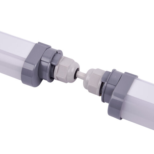 ULO-T20-36W-6500K-L120 IP65 GREY LINKABLE Светильник линейный светодиодный накладной-подвесной, соединяемый, Дневной свет 6500K, 4320 Лм, Цвет серый - фото 7