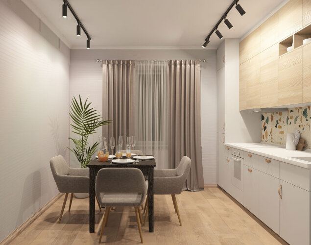 DK6202-BK Трековый светильник IP 20, 15 Вт, GU10, черный, алюминий. Фото 4