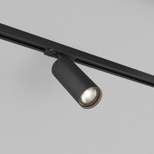 DK6202-BK Трековый светильник IP 20, 15 Вт, GU10, черный, алюминий.