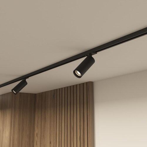 DK6202-BK Трековый светильник IP 20, 15 Вт, GU10, черный, алюминий. Фото 8