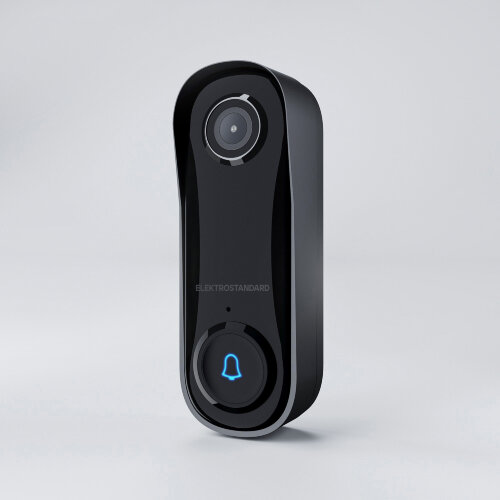 76106/00 видеозвонок Умный дом черный с питанием от сети - фото 1